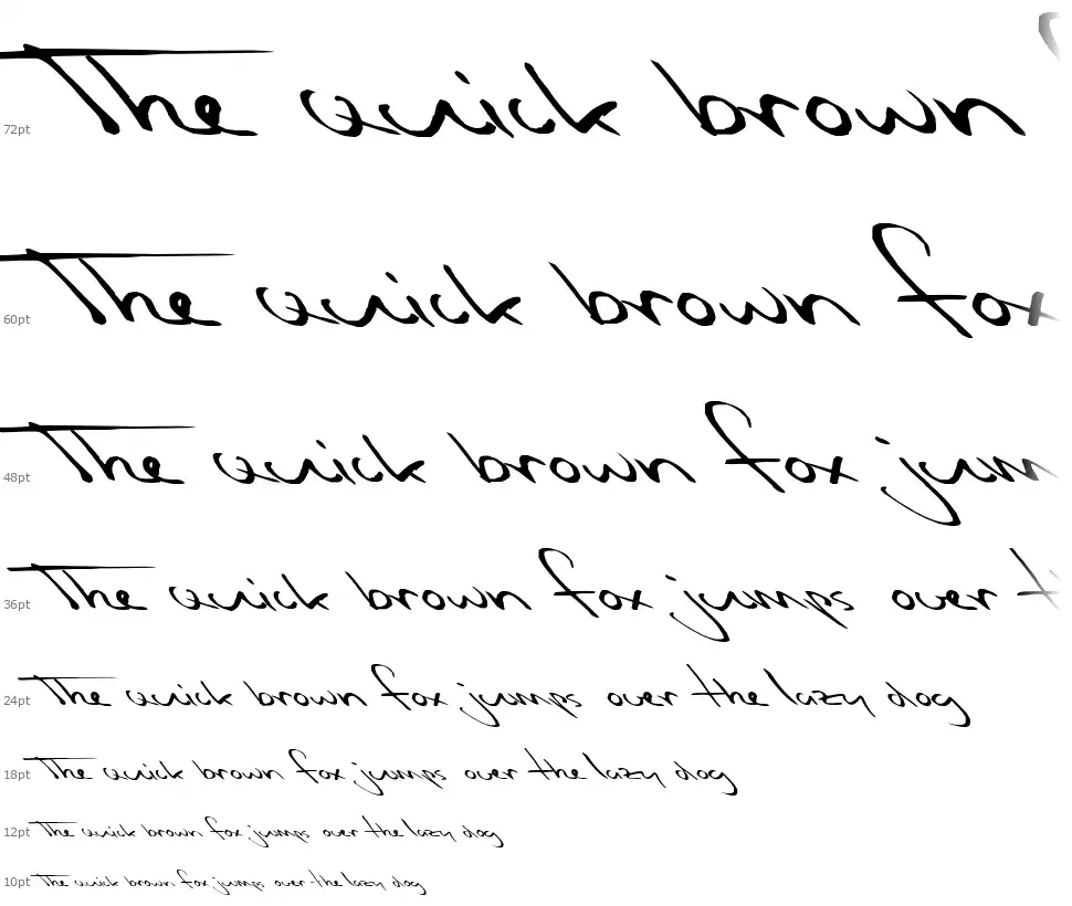 Slipstream Sweetheartfont waterfall