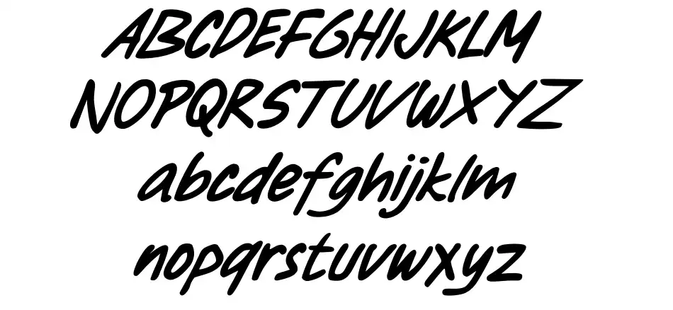Slowningfont specimens