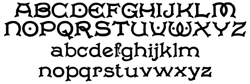 Solo's Bowlfont specimens