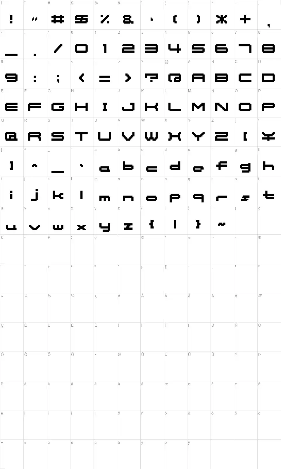 somybmp06_12font character map