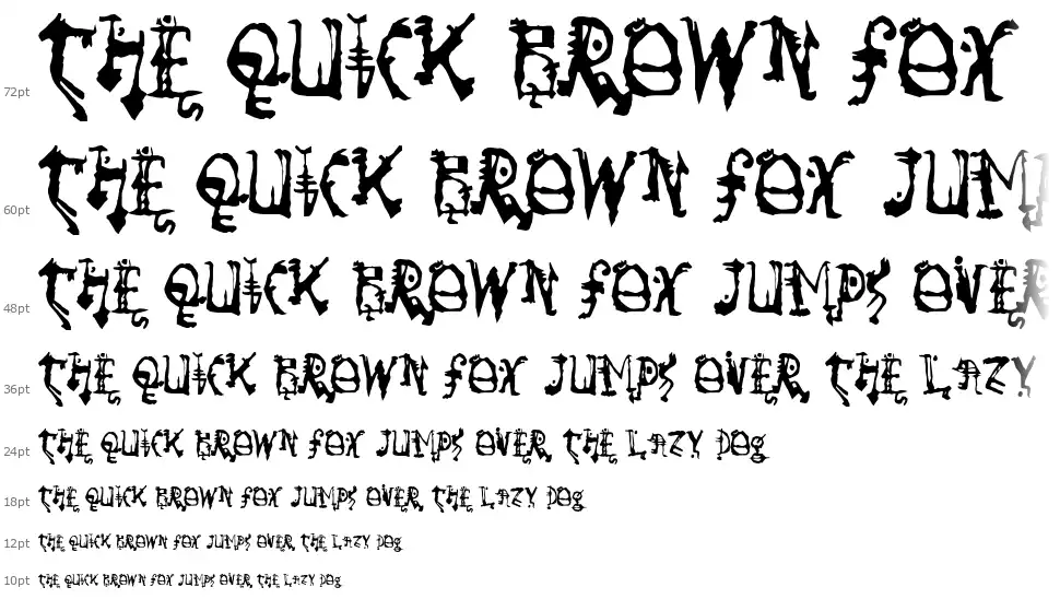 SoRunDown-Regularfont waterfall