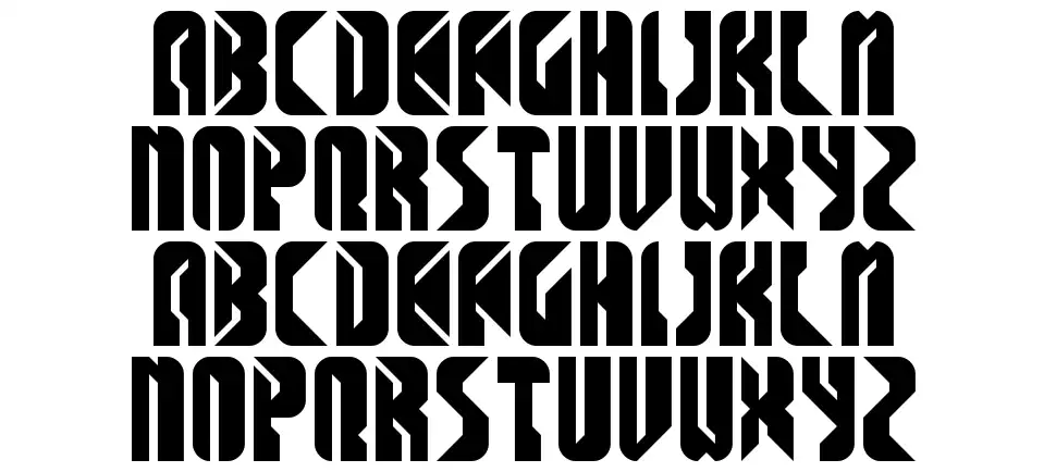 Space Cowboys font specimens