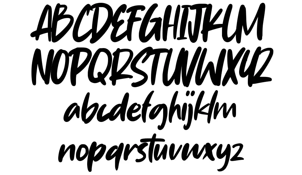 Speechlessfont specimens