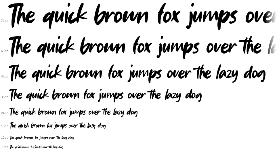 Speechlessfont waterfall