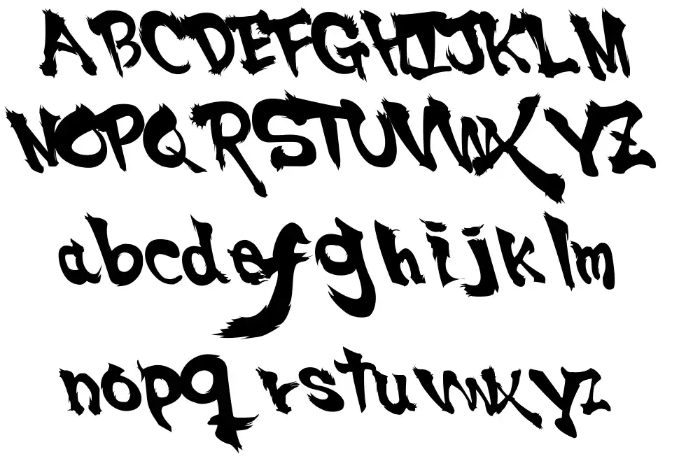 SSF4 Abuketfont specimens