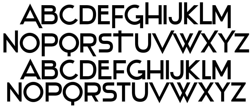 Stentiga-Regularfont specimens