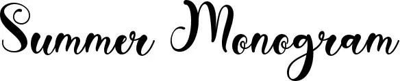 Summer Monogram
