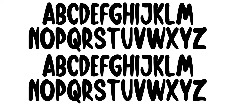 Summer Motionfont specimens