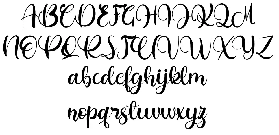 Summer Tropicalfont specimens