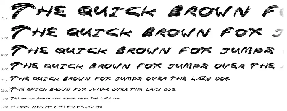 Super Rocketfont waterfall