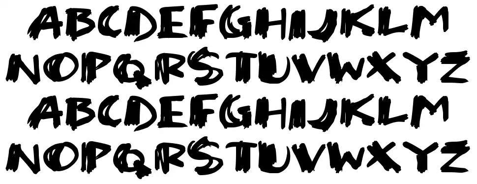 Super Sketchfont specimens