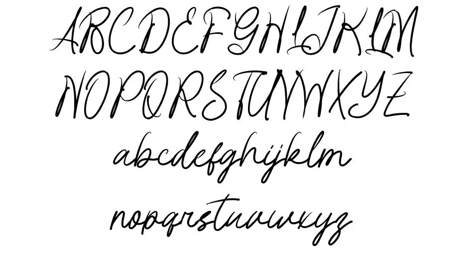 SweetRomancefont specimens