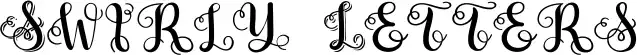 Swirly Letters