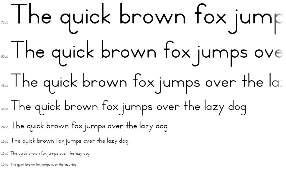 TC KidsTypefont waterfall