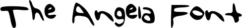 The Angela Font