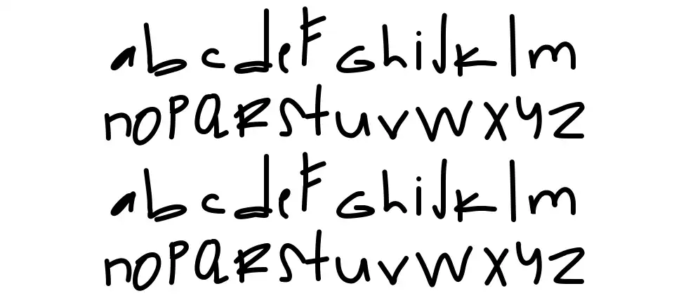 The Hundred Clubfont specimens