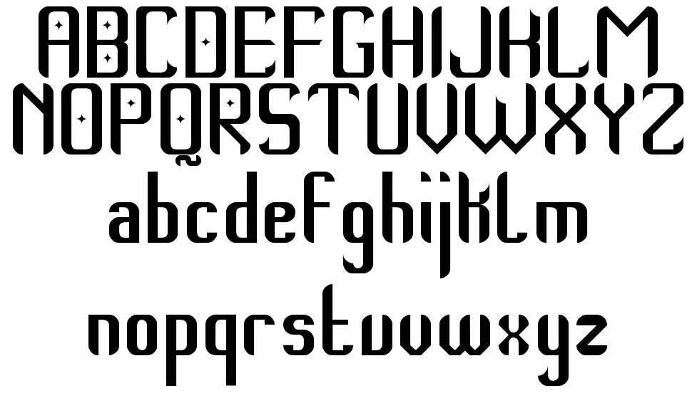 Thempo New Stfont specimens