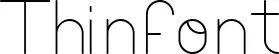 Thinfont
