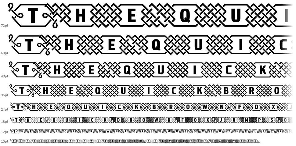 (TIES)font waterfall