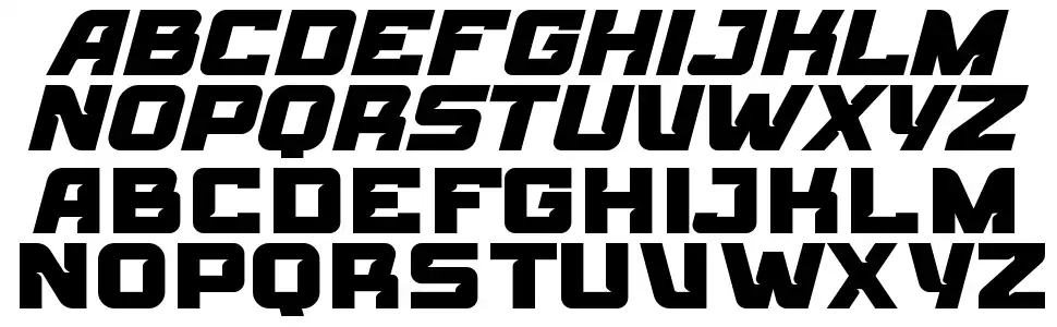 Torque Masterfont specimens