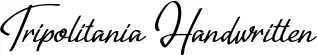 Tripolitania Handwritten