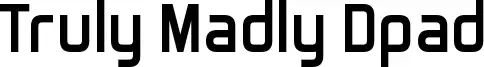 Truly Madly Dpad