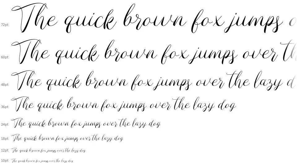 Umbrella Scriptfont waterfall