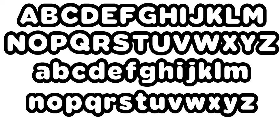 Vacacionesfont specimens