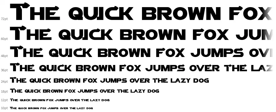Vector Sigmafont waterfall