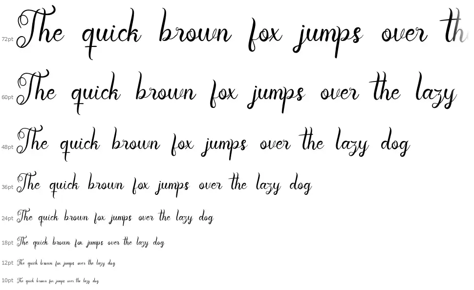 Wedding Invitationfont waterfall