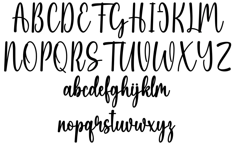 Woman Lovefont specimens