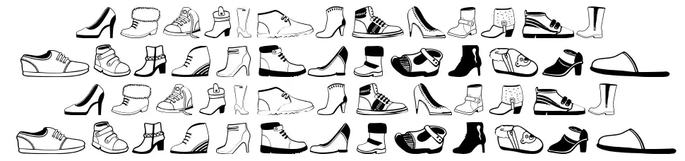 Women And Shoesfont specimens