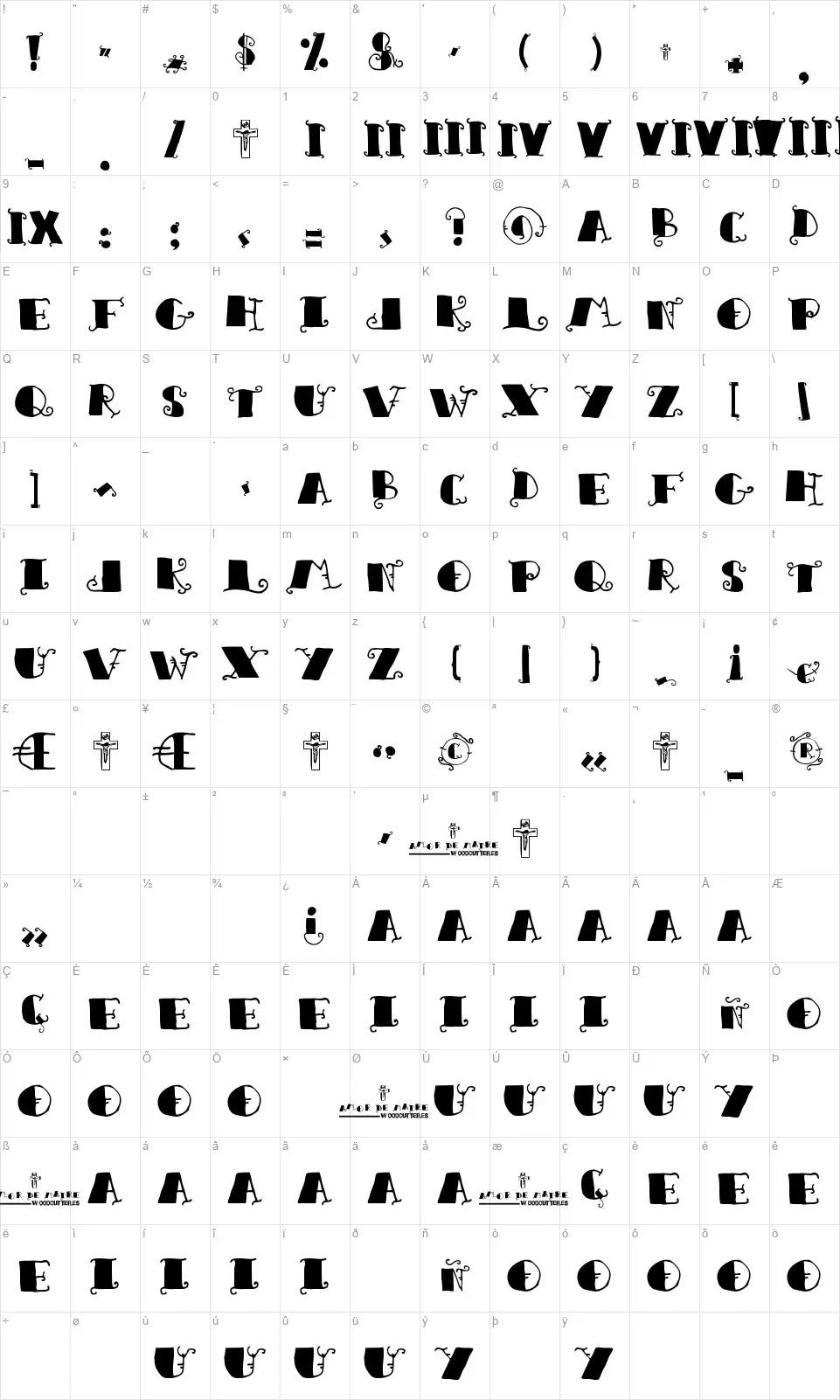 Woodcutter Amor de Madrefont character map