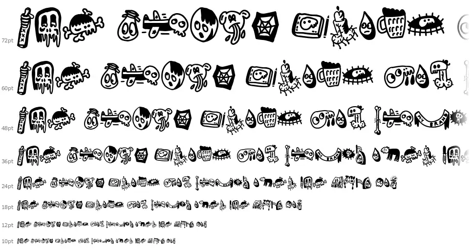 Woodcutter's DrawnXfont waterfall