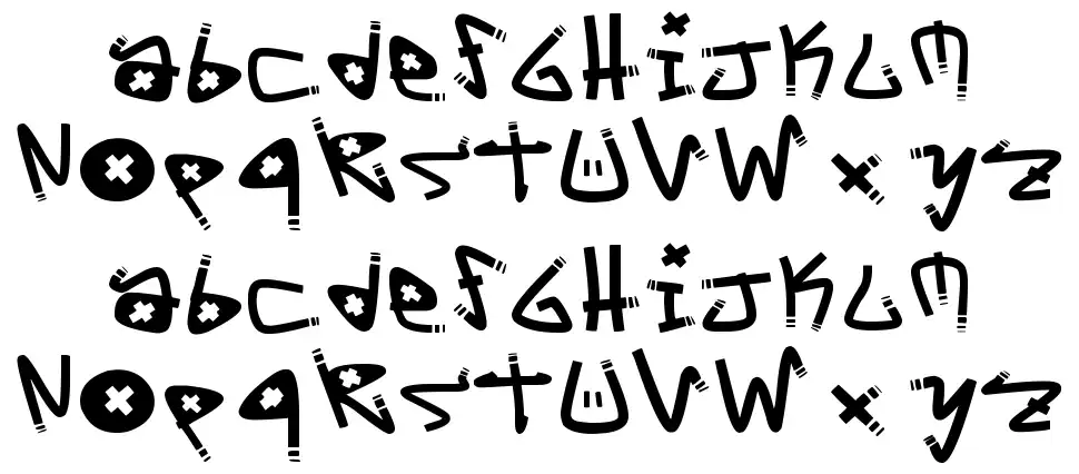 Y-Yo Tagsfont specimens