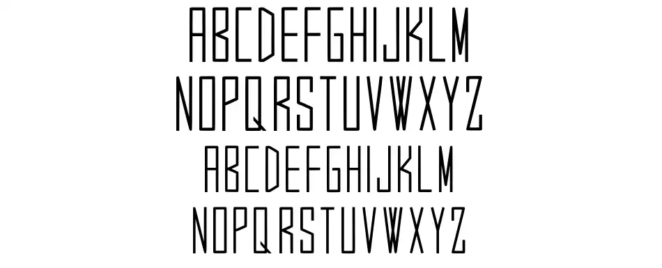 Young Agencyfont specimens