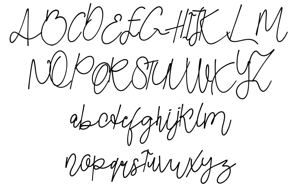 Young Boyfont specimens